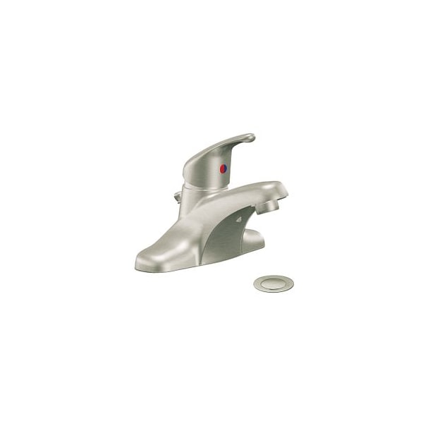 Brushed Nickel One-Handle Bathroom Faucet